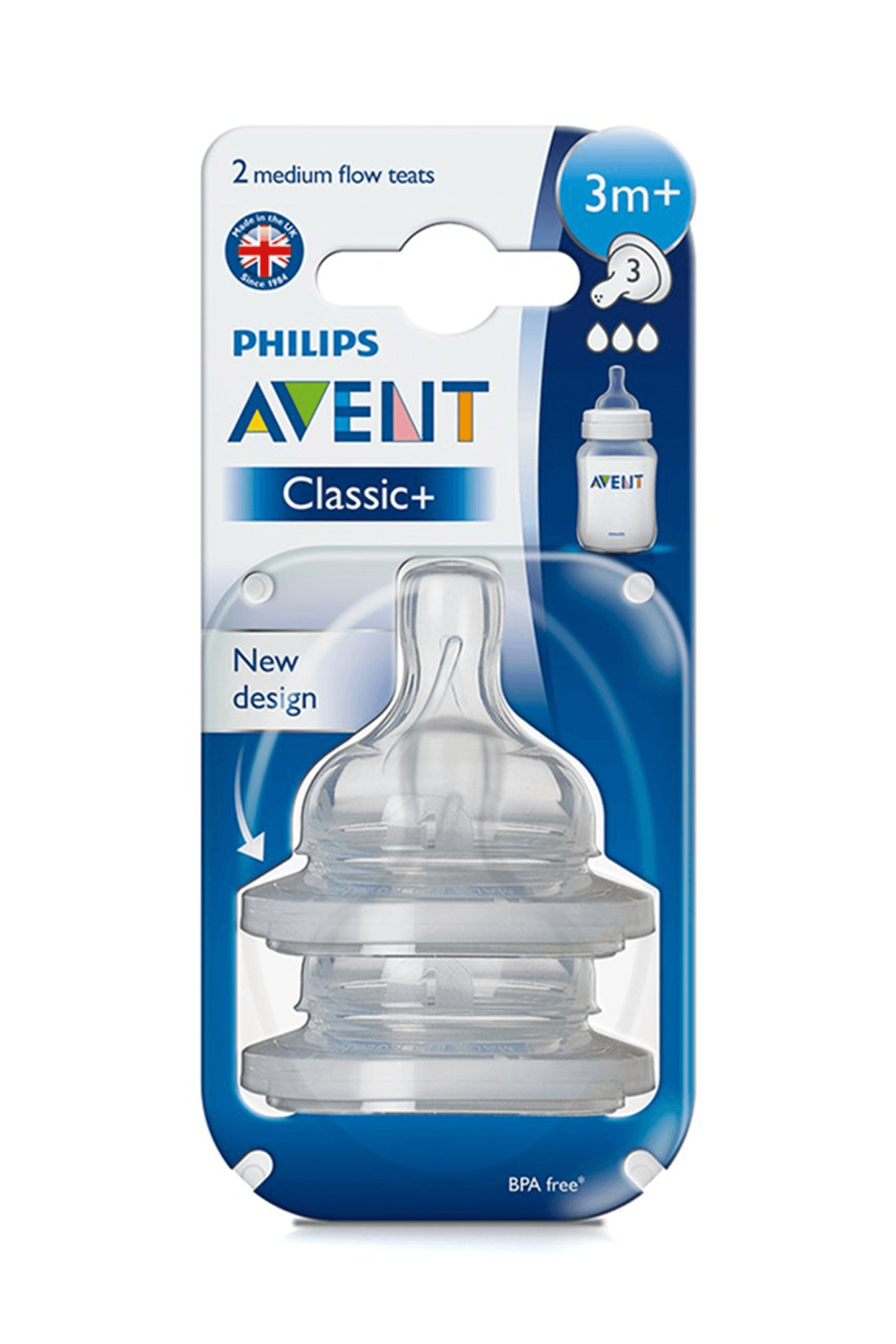 Philips Avent SCF 633/27 Anti kolik Biberon Emziği 3 Delikli Orta Akış