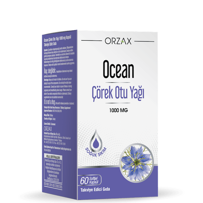 Ocean Çörek Otu Yağı 60 Kapsül