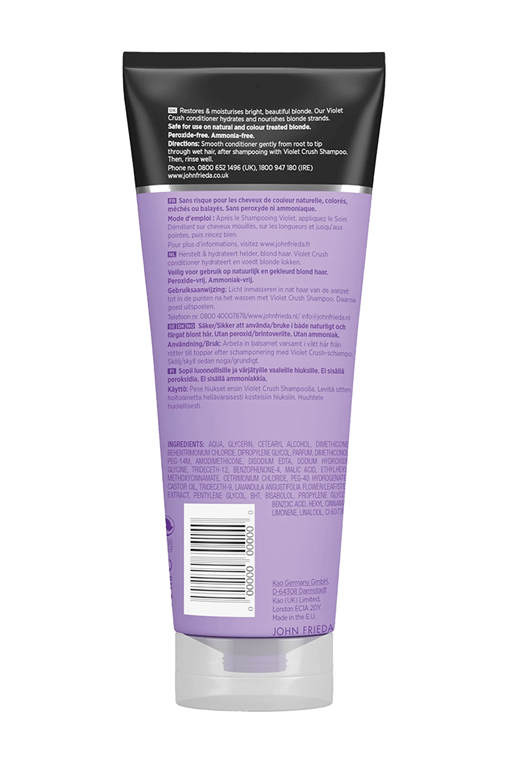 John Frieda Sarı Saçlara Özel Renk Yenileyici Bakım Kremi 250 ml
