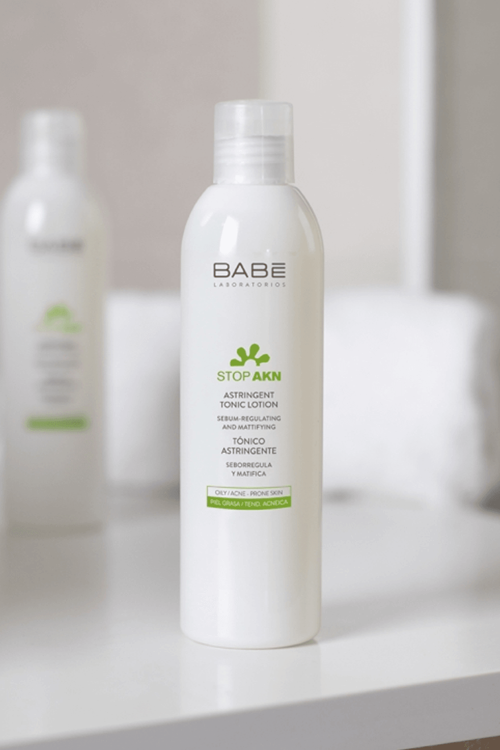 BABE StopAkn Astringent Tonic Lotion 250 ml | Yağlı ve Akneye Eğilimli Ciltler İçin Tonik