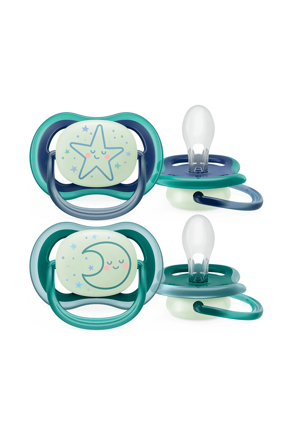 Philips Avent SCF376/13 Ultra Air Night 6-18 Ay 2'li Erkek Emzik