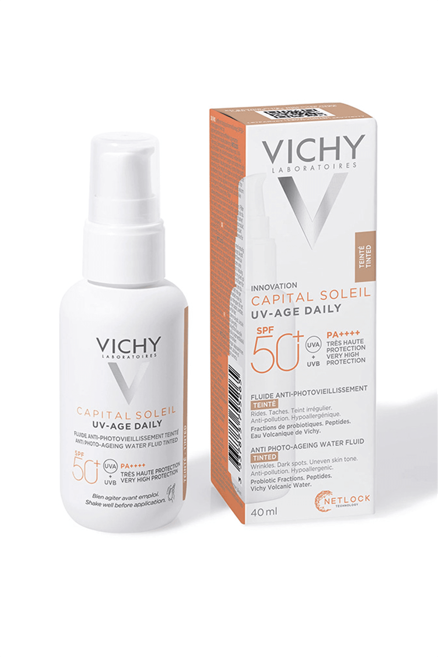 Vichy Capital Soleil UV Yaşlanma Karşıtı Güneş Kremi SPF 50 40 ml - Renkli