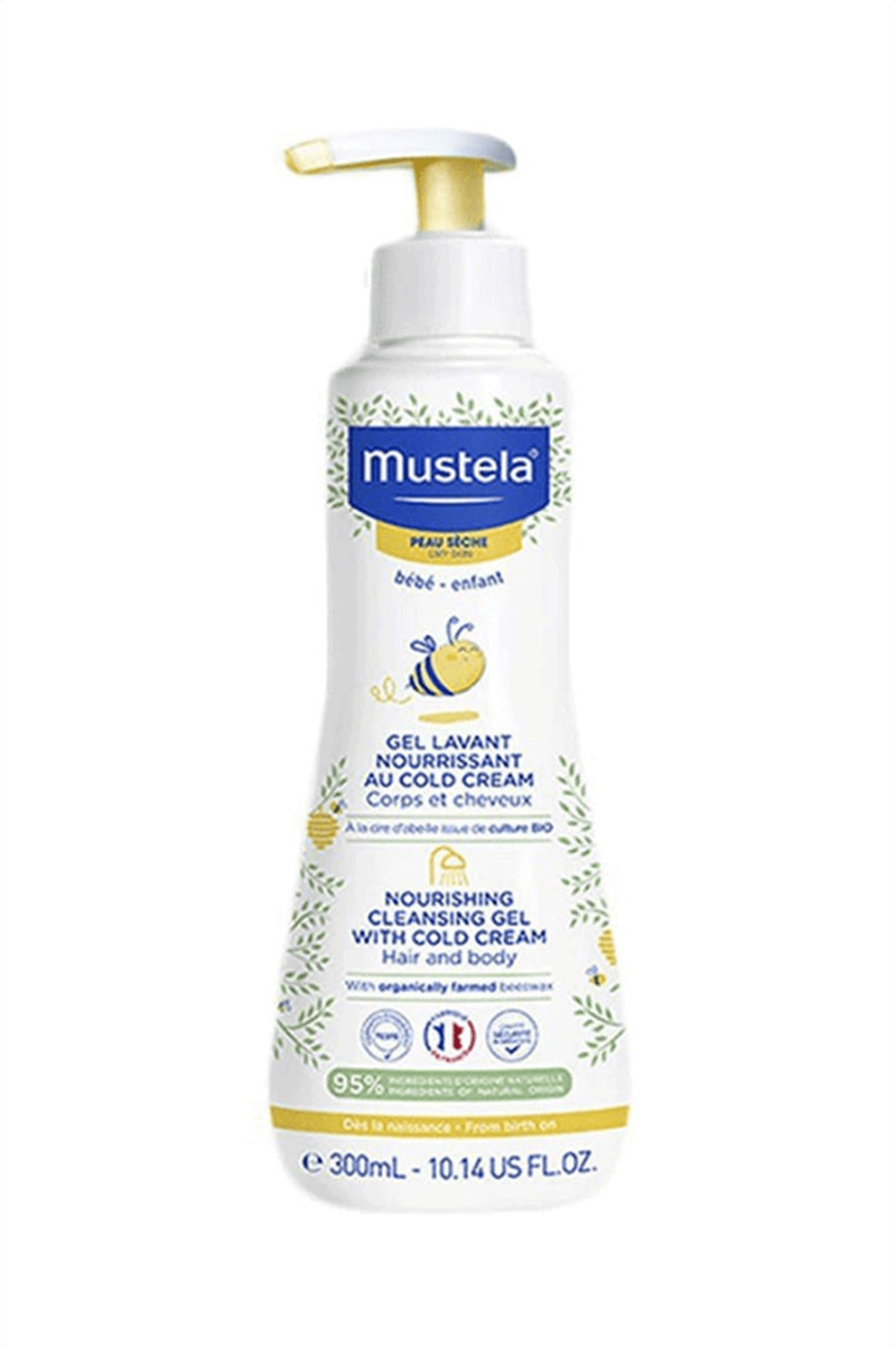 Mustela Cold Cream Içeren Besleyici Temizleme Jeli 300ml