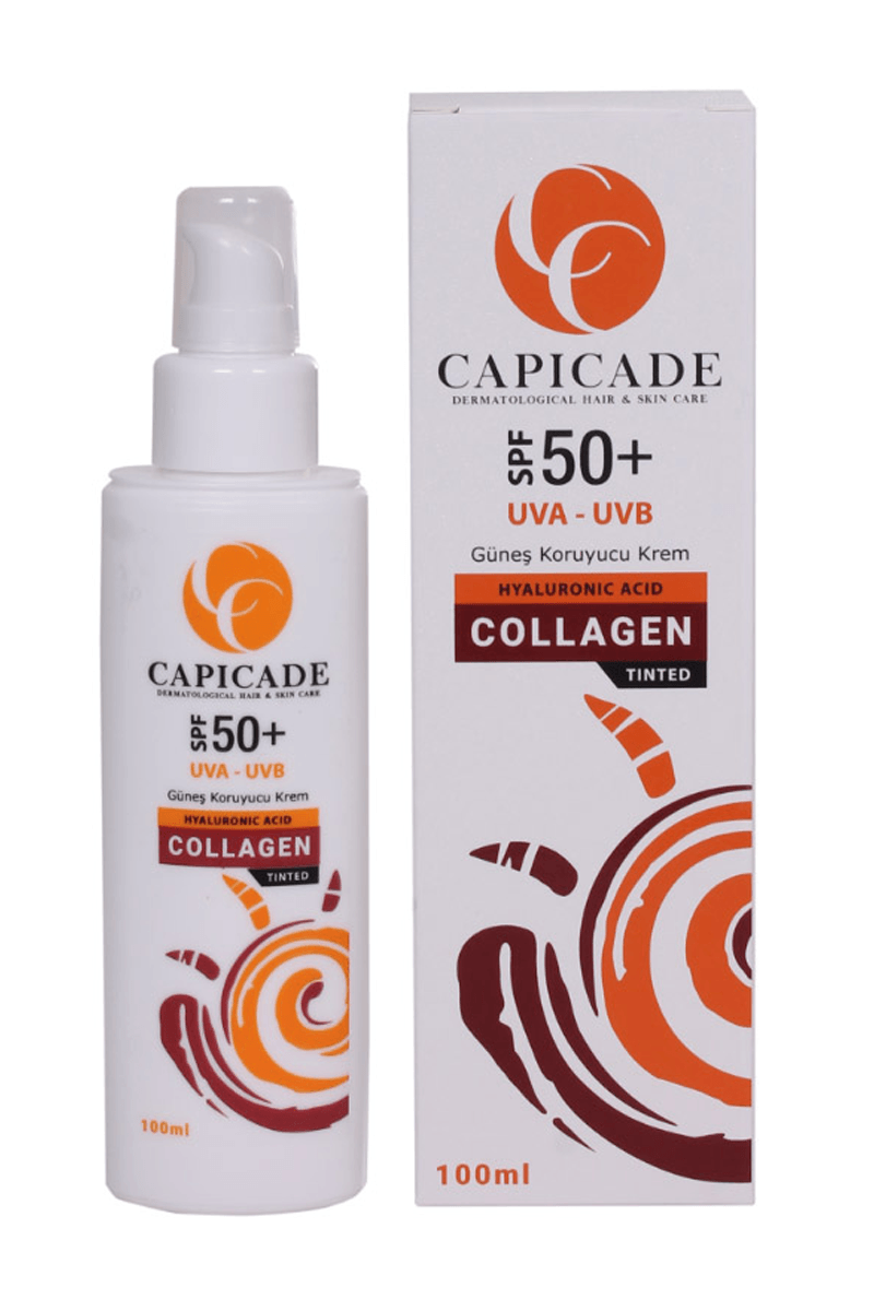 Capicade SPF 50+ Collagen Tinted Güneş Koruyucu Krem 100 ml