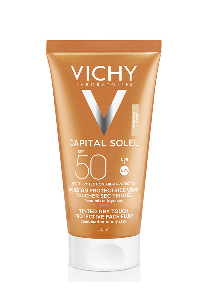 Vichy Ideal Soleil Tinted Dry Touch Face Fluid Spf50 50 ml