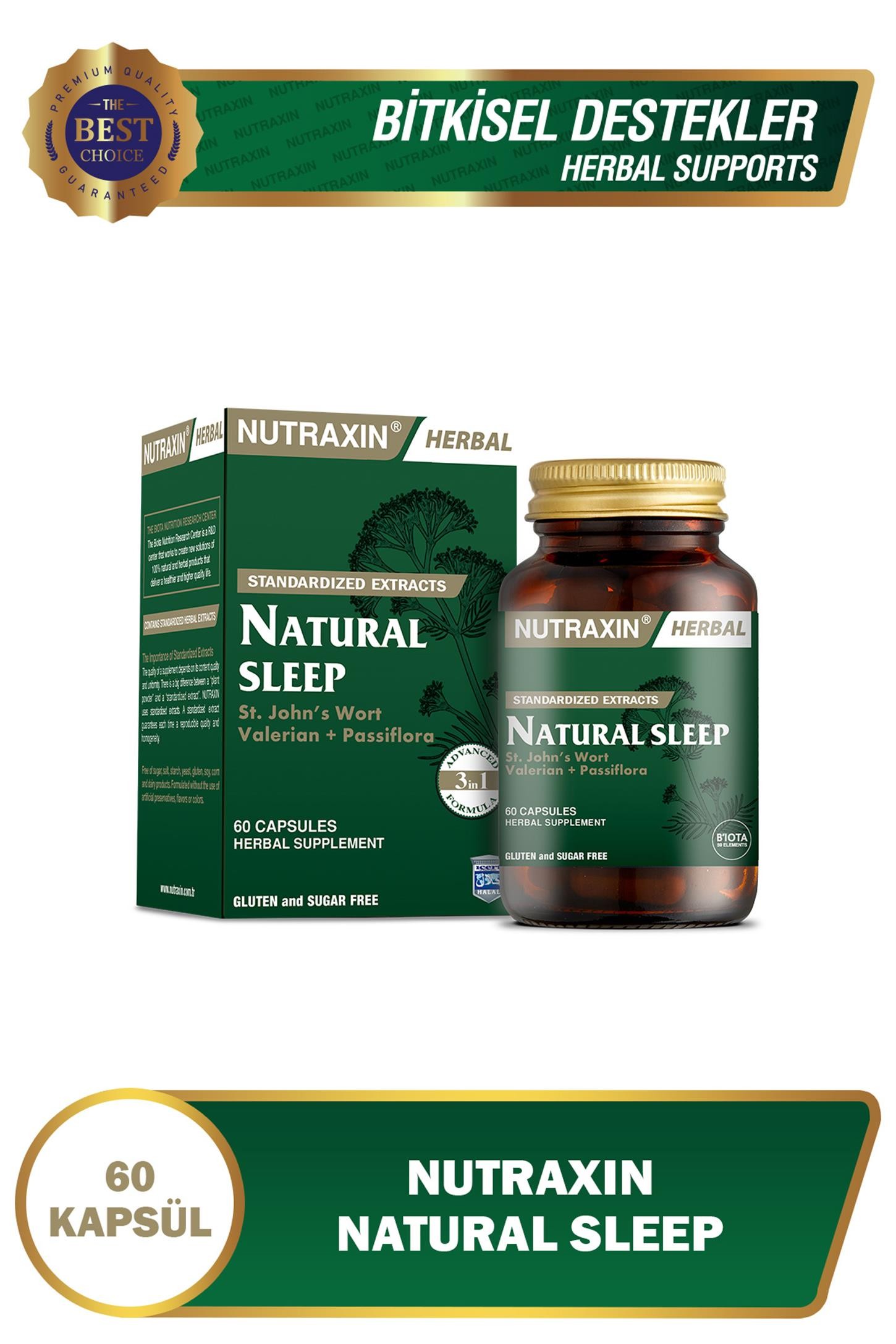 Nutraxin Natural Sleep 60 Kapsül