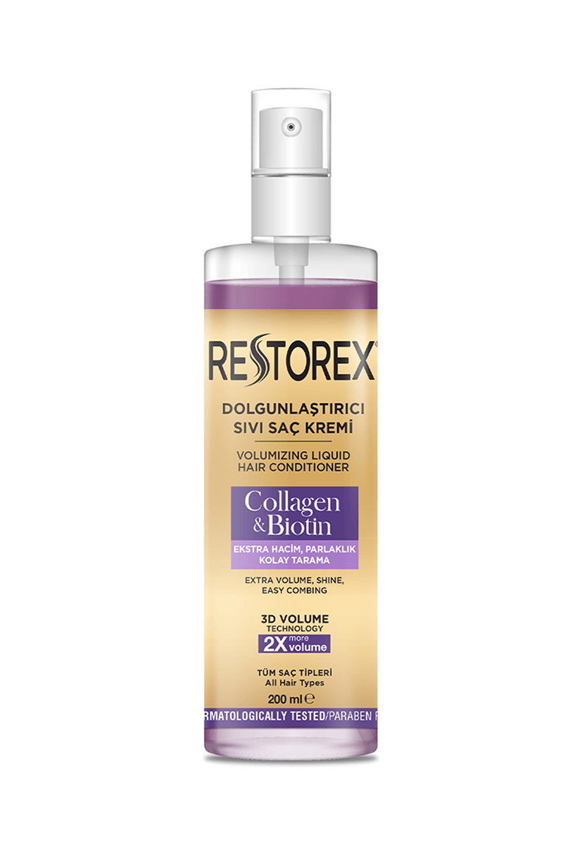 Restorex Collagen Biotin Dolgunlaştırıcı Sıvı Saç Kremi 200 ml