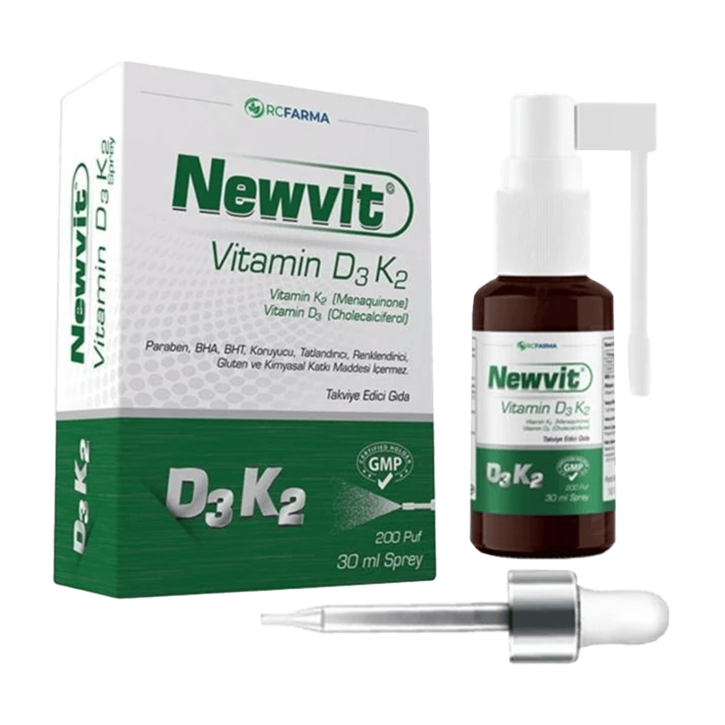 Newvit Vitamin D3 K2 Sprey / Damla 30 ml