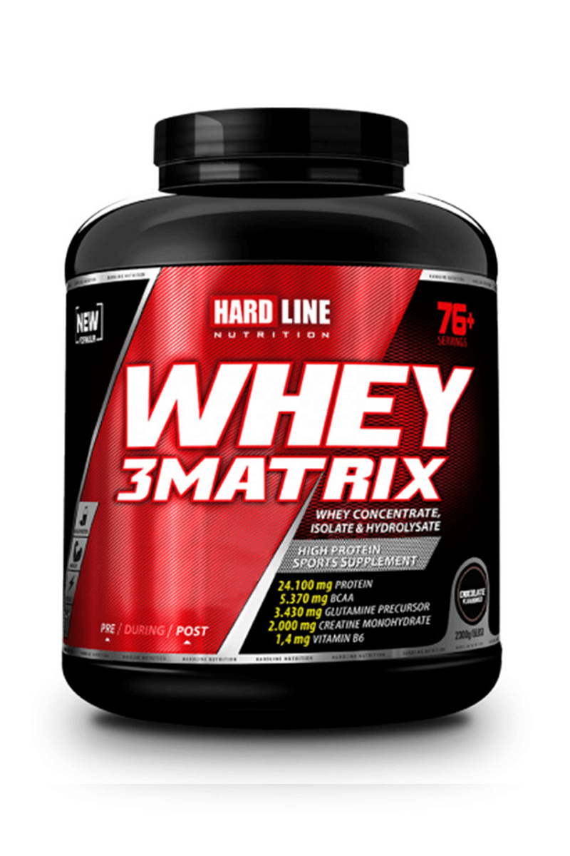 Hardline Whey 3MATRIX Muzlu 2300 gr