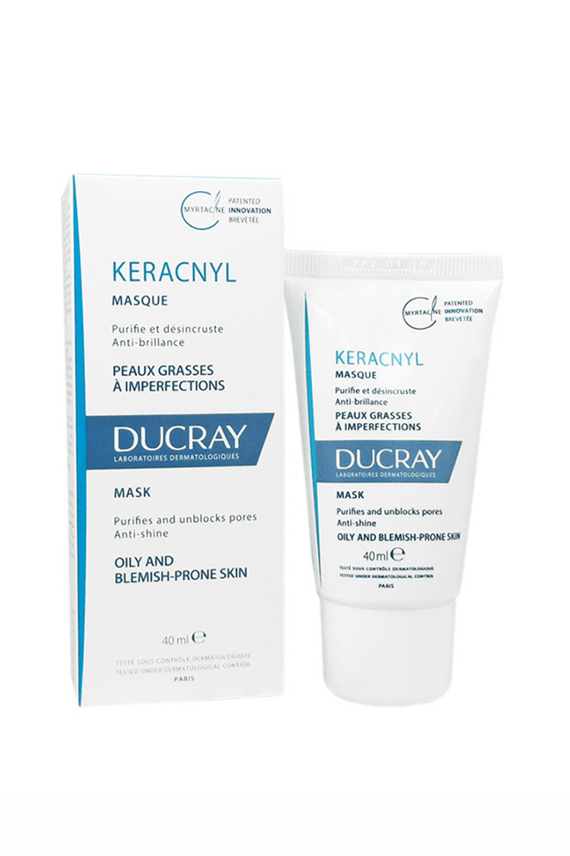 Ducray Keracnyl Lekeli Cilt ve Yağlı Cilt Maskesi 40 ml