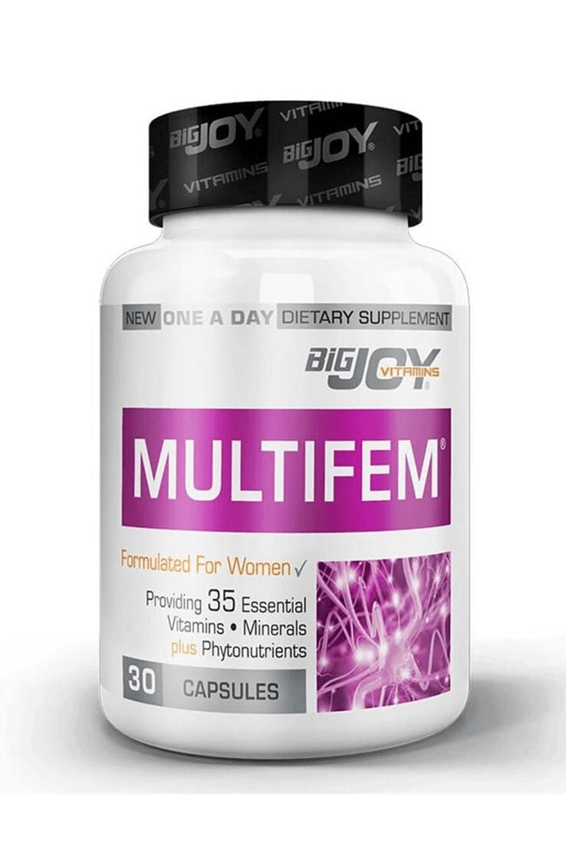 BigJoy Vitamins Multifem Multivitamin 30 Capsules