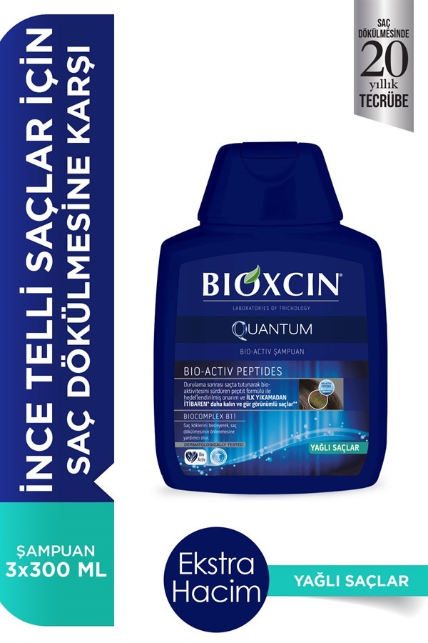 Bioxcin Quantum Yağlı Şampuan 3 Al 2 Öde