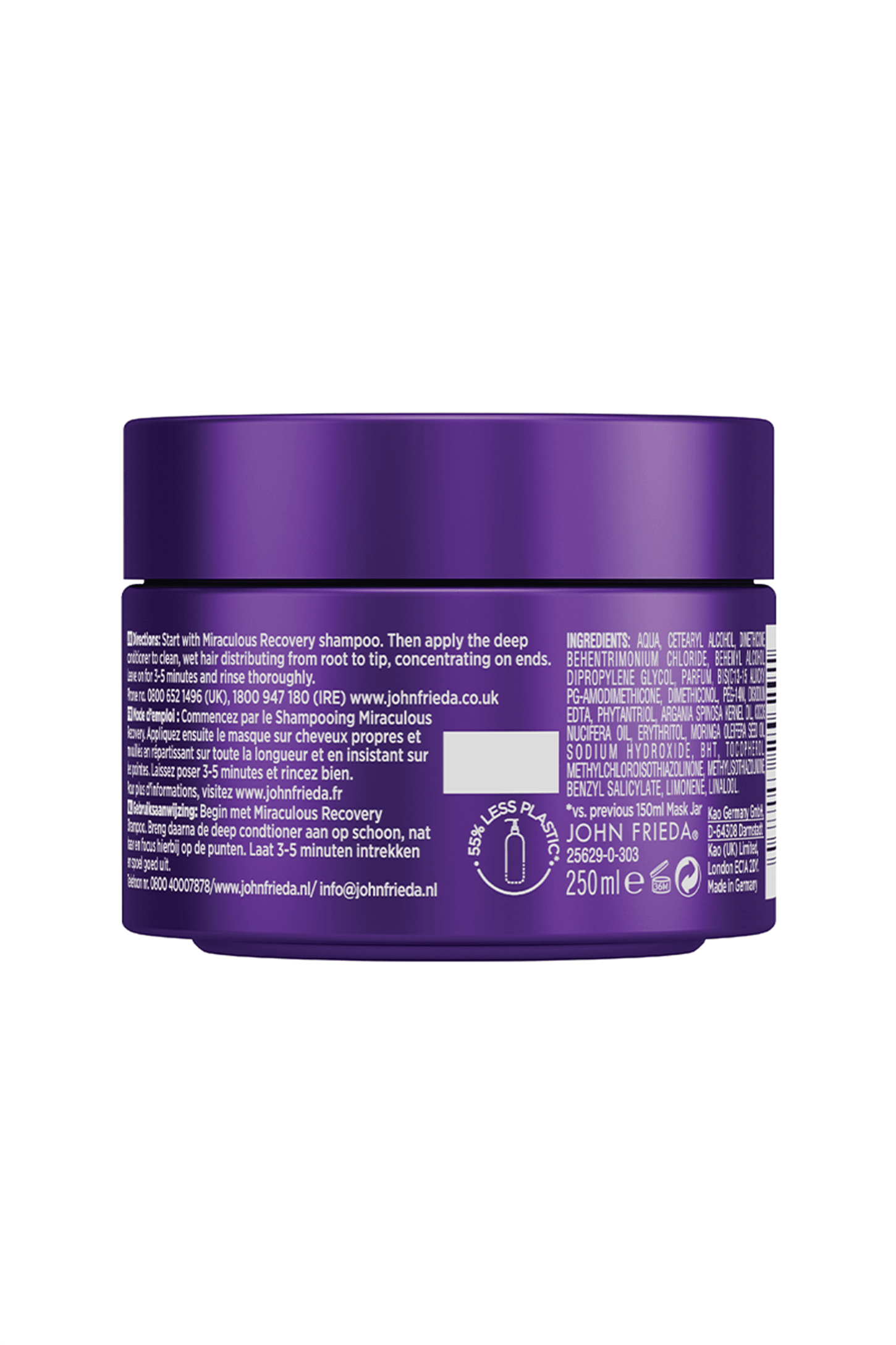 John Frieda Frizz Ease Miraculous Recovery Saç Bakım Maskesi 250ml