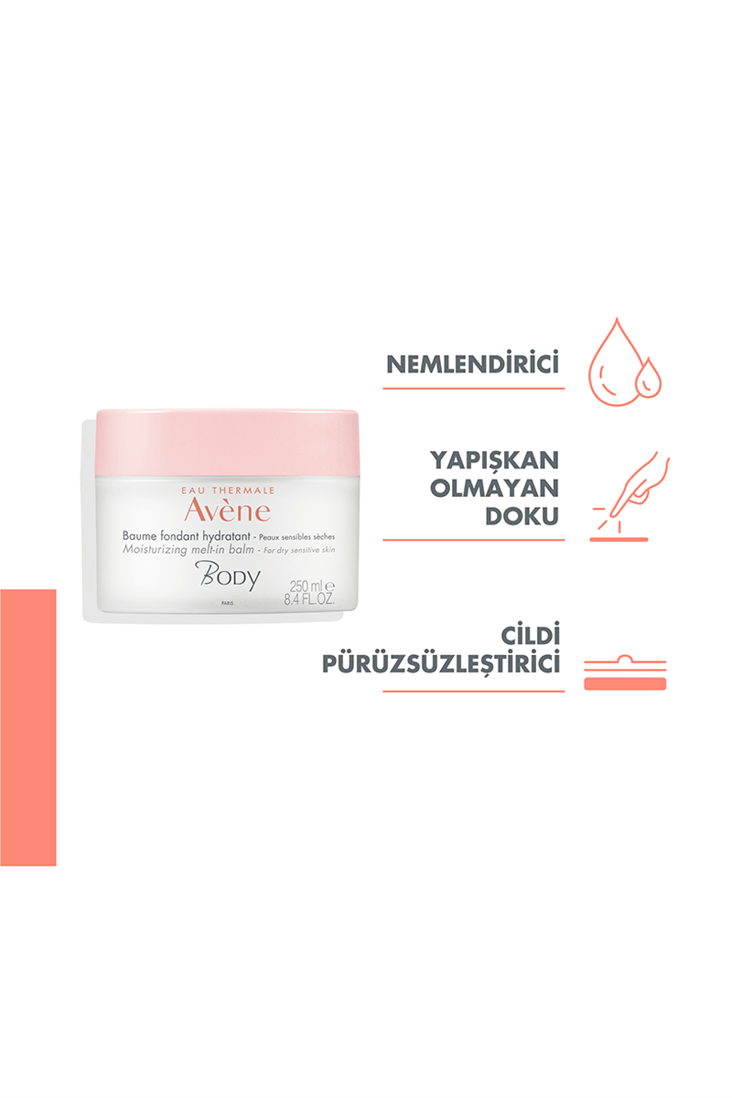 Avene Body Nemlendirici Vücut Balsamı 250 ml