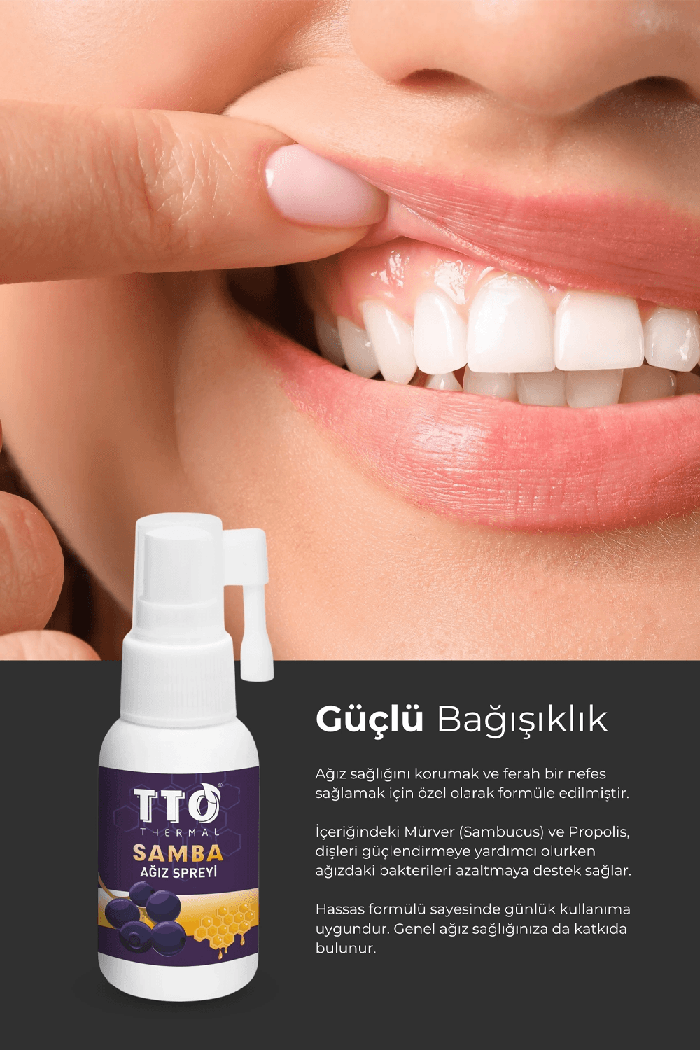 TTO Samba Ağız Spreyi 30 ml