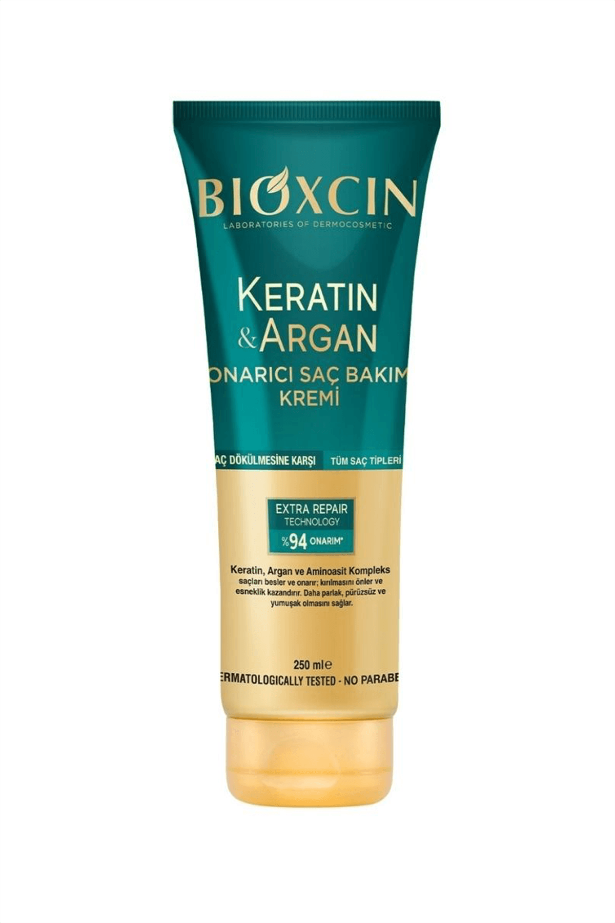 Bioxcin Keratin Argan Onarıcı Saç Bakım Kremi 250ml