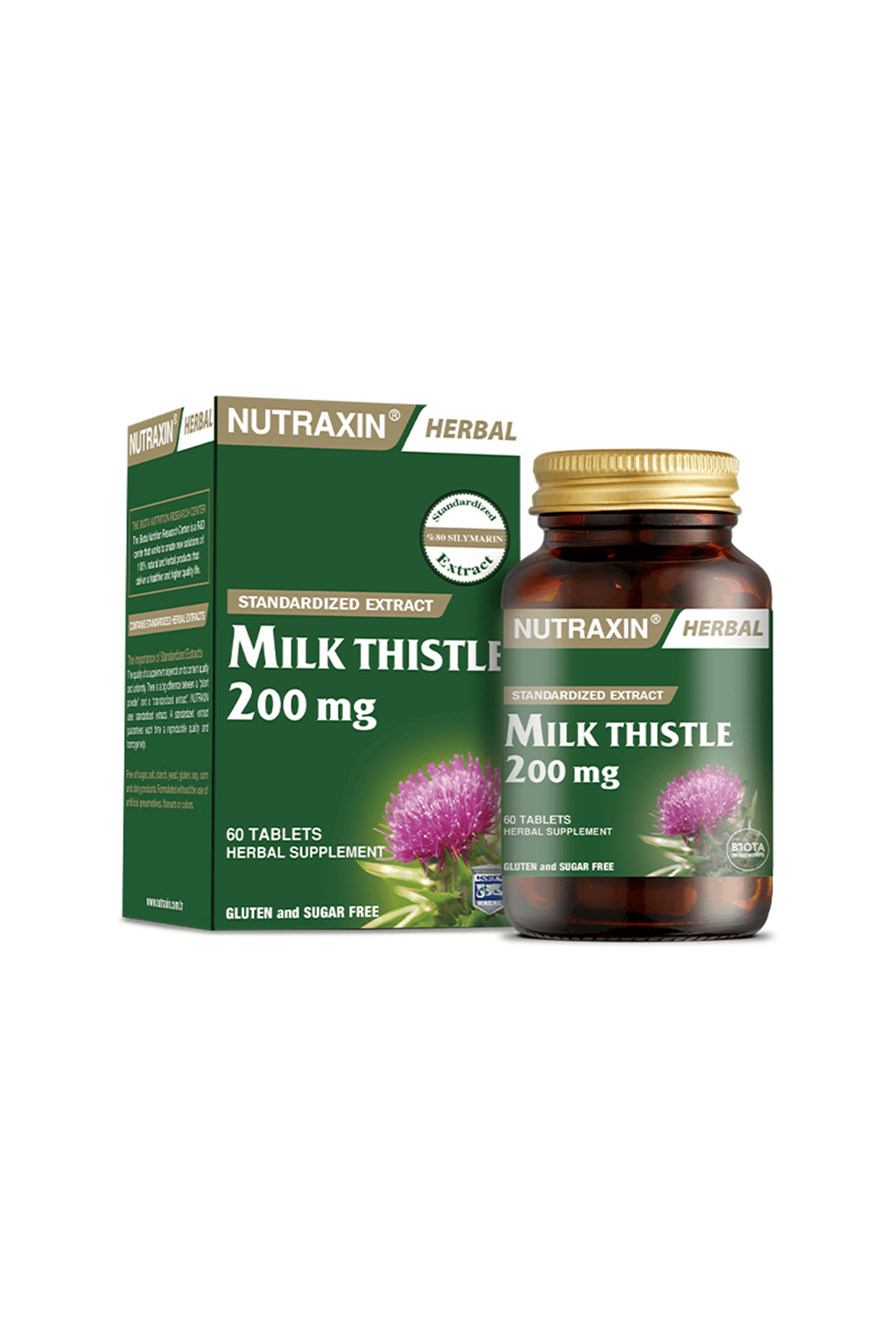 Nutraxin Milk Thistle 200 mg 60 Tablet