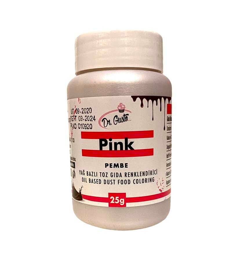 DR. GUSTO YAĞ BAZLI TOZ PEMBE (25 GR)