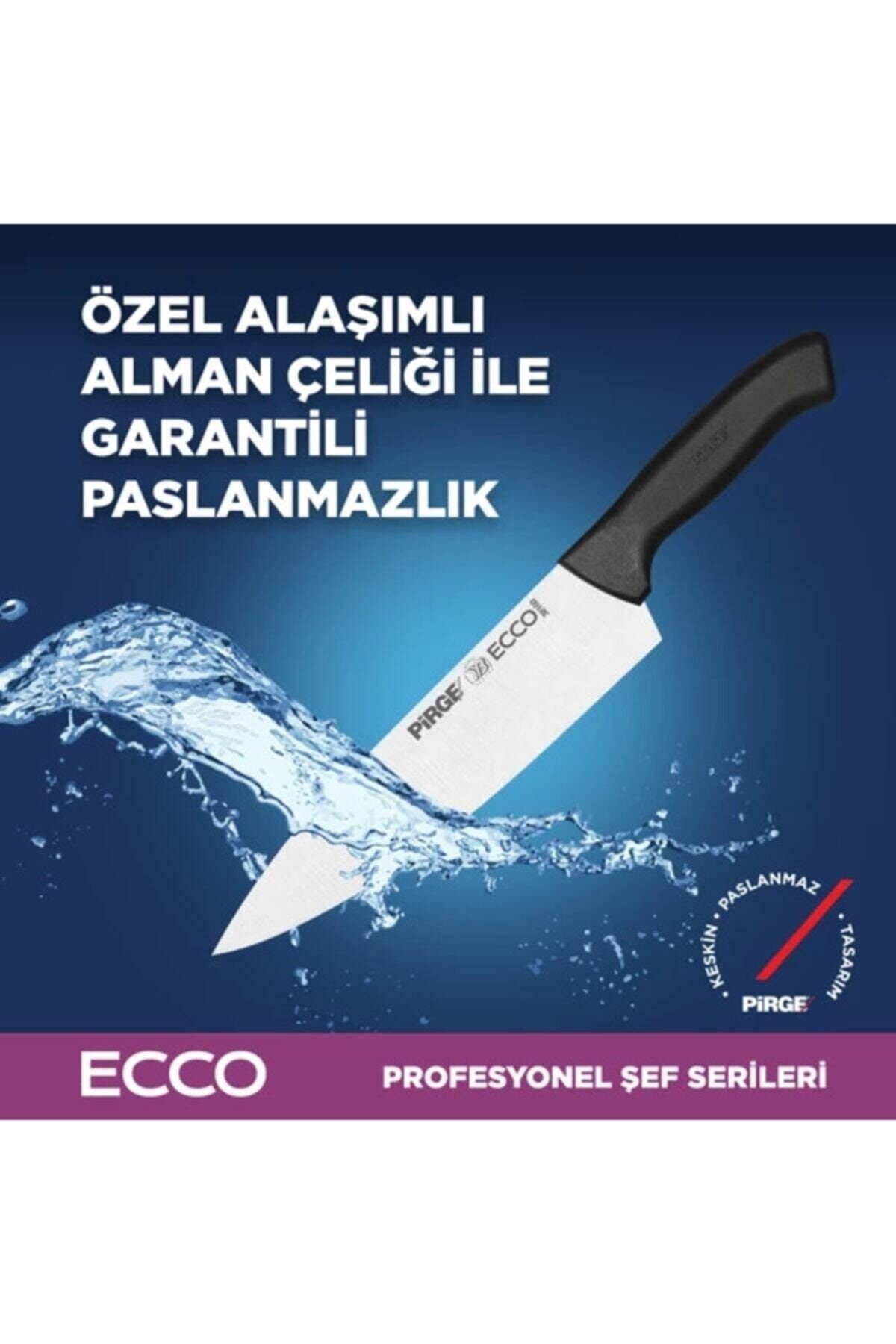PİRGE ECCO SİYAH ÇANTALI 5'Lİ BIÇAK SETİ