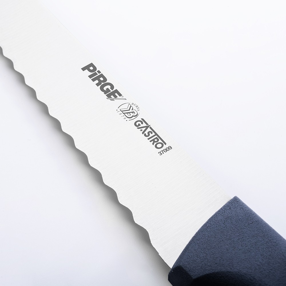 PİRGE GASTRO GRİ GENİŞ PRO EKMEK BIÇAĞI (22,5 CM)