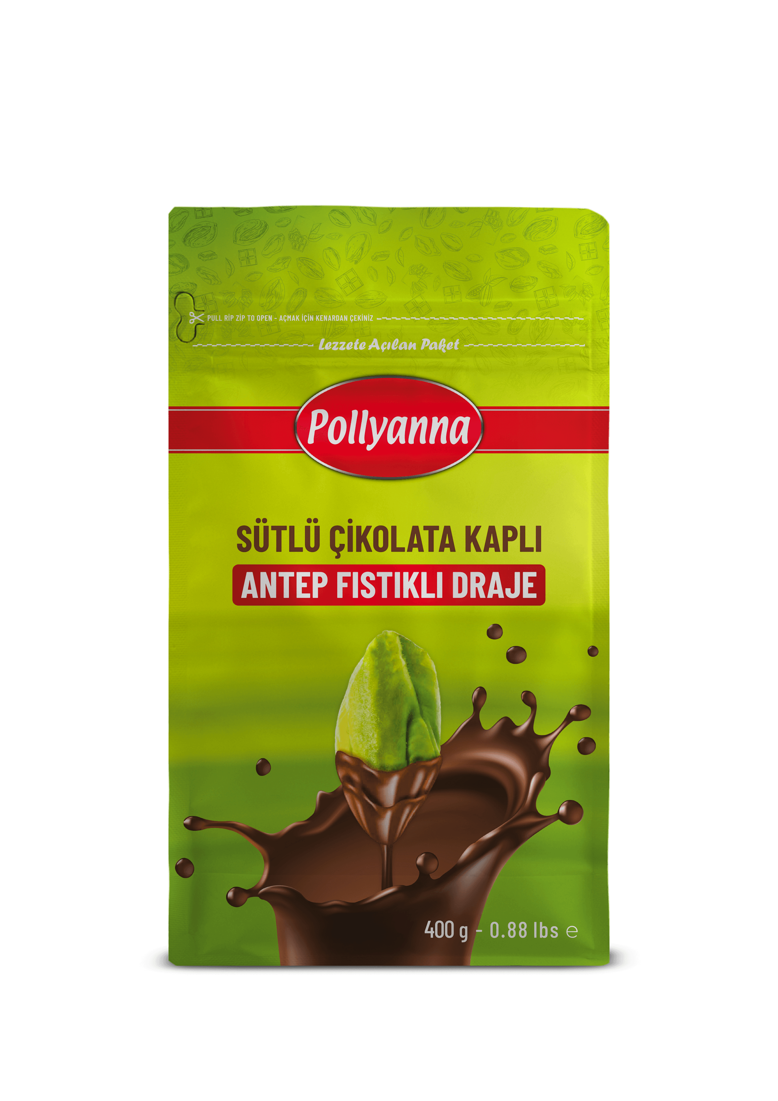 POLLYANNA ANTEP FISTIKLI DRAJE EXTRA (400 GR)