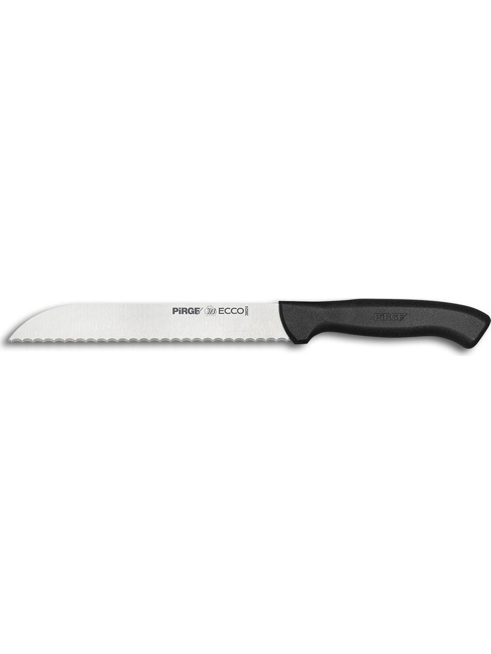 PİRGE ECCO SİYAH PRO EKMEK BIÇAĞI (17,5 CM)