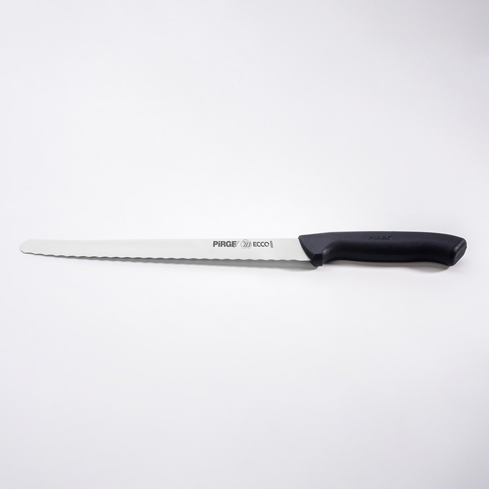 PİRGE ECCO SİYAH PRO EKMEK BIÇAĞI (22,5 CM)