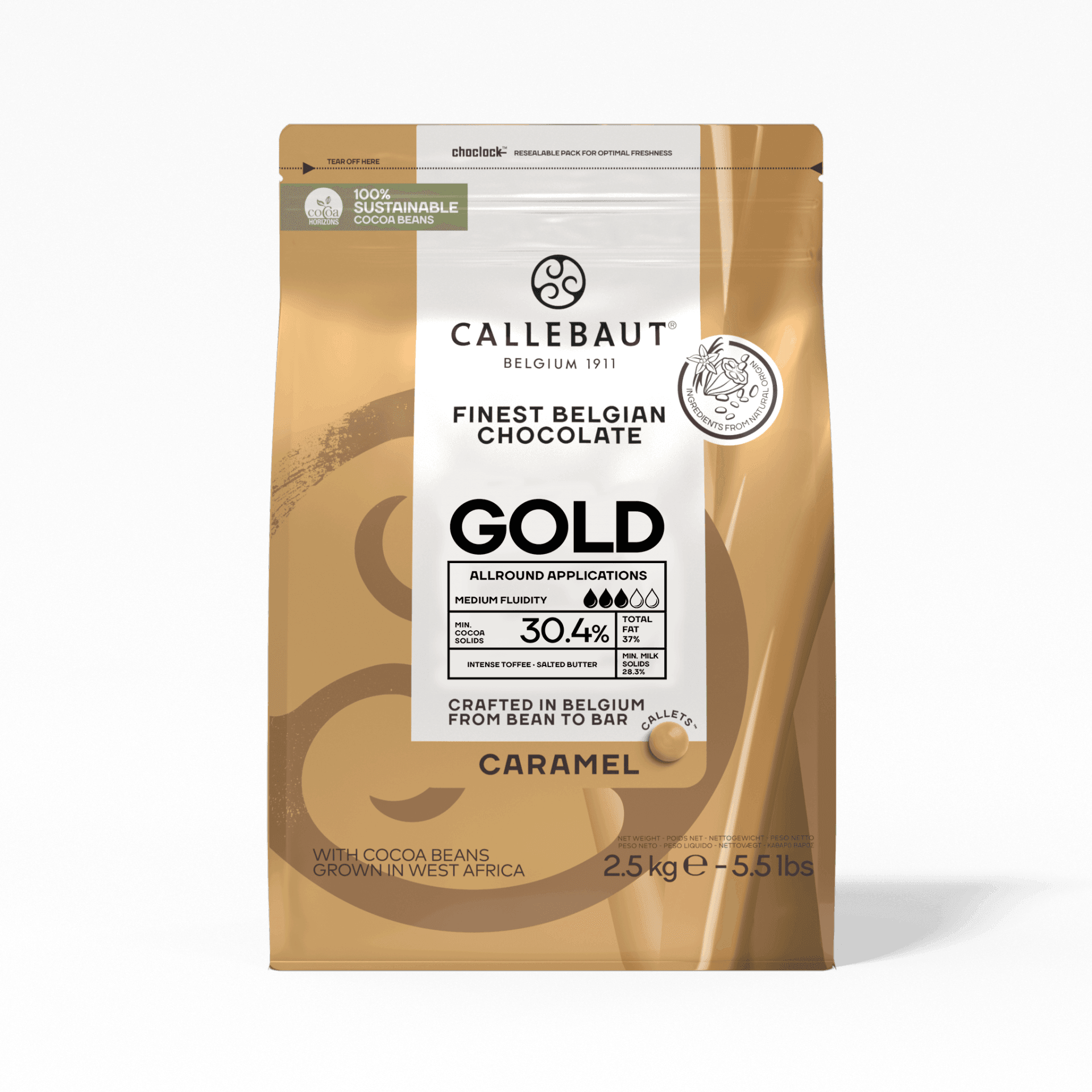 CALLEBAUT GOLD DROP ÇİKOLATA (2,5 KG)