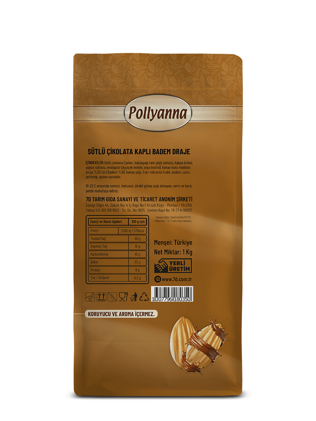 POLLYANNA BADEMLİ DRAJE (1 KG)