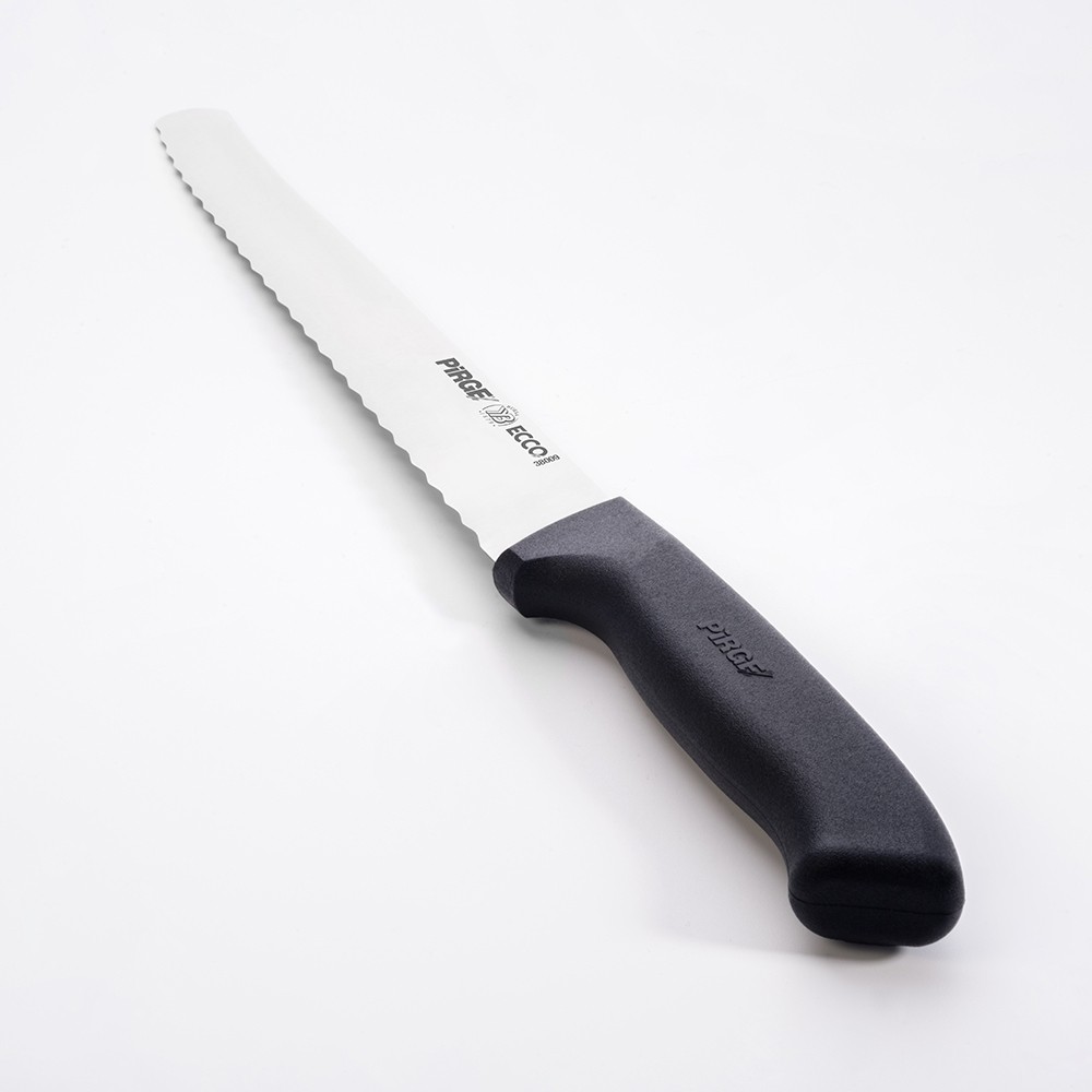 PİRGE ECCO SİYAH PRO EKMEK BIÇAĞI (22,5 CM)