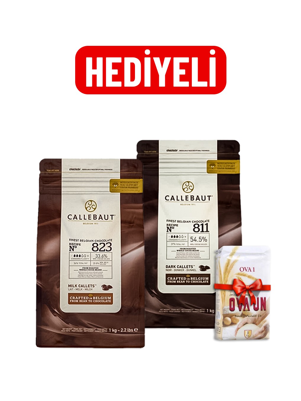 Müthiş 2'li Bitter Sütlü Paketi Ova Un Hediyeli