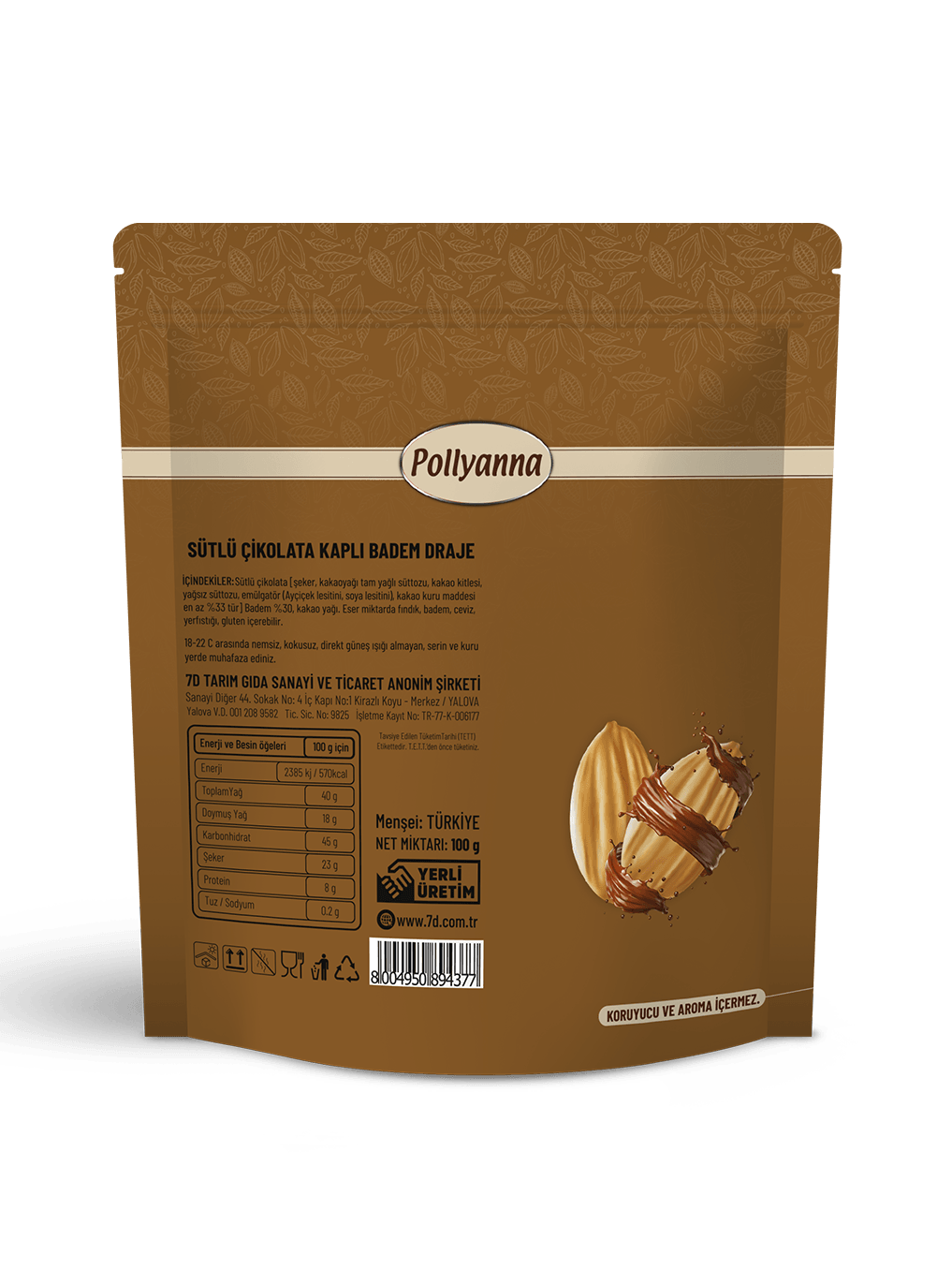 POLLYANNA BADEMLİ DRAJE (100 GR )