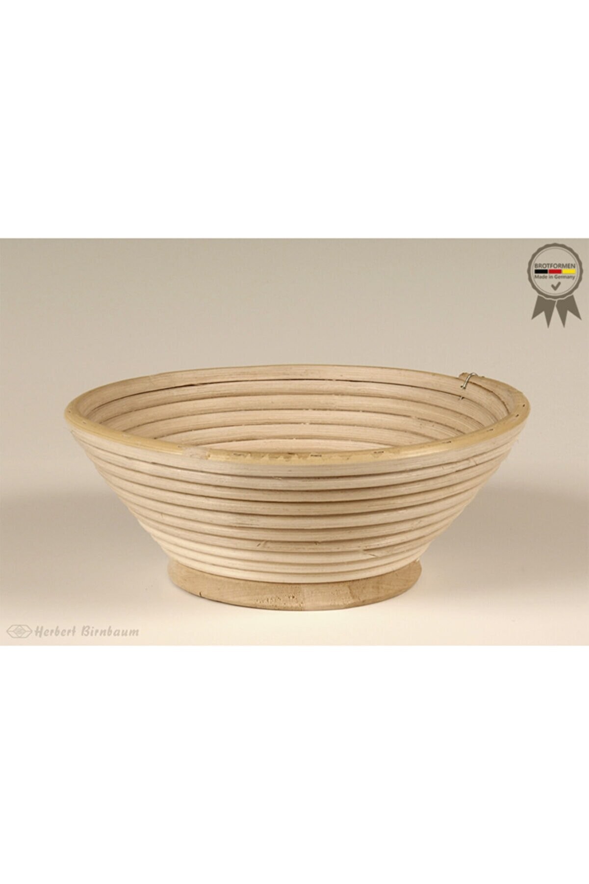 BAMBU DEĞİRMEN DESENLİ YUVARLAK MAYALAMA SEPETİ (19 CM)