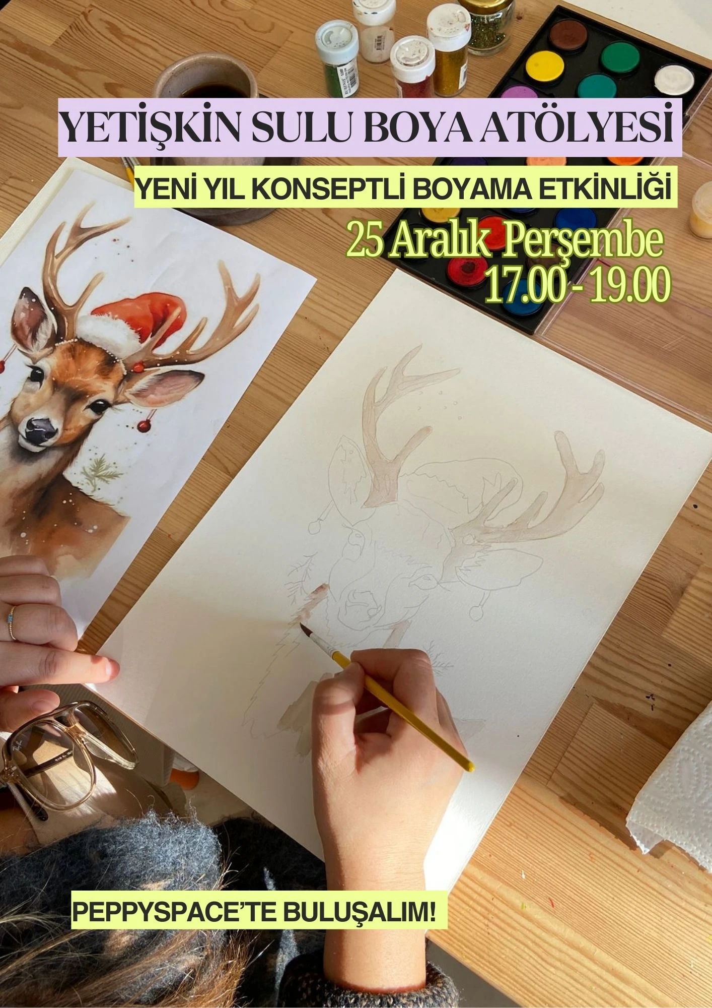 YETİŞKİN SULU BOYA ATÖLYESİ 