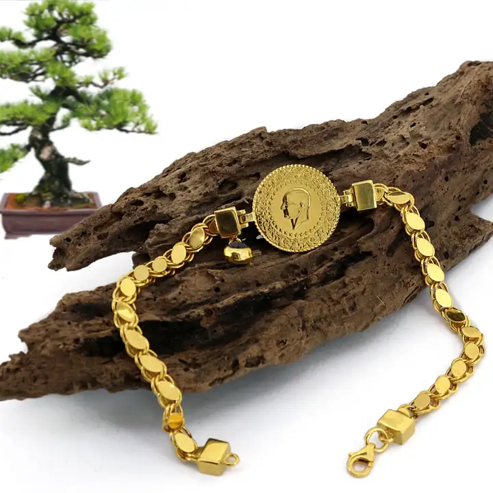 Ziynet Çeyrek Liralı Nazar Boncuklu Bileklik