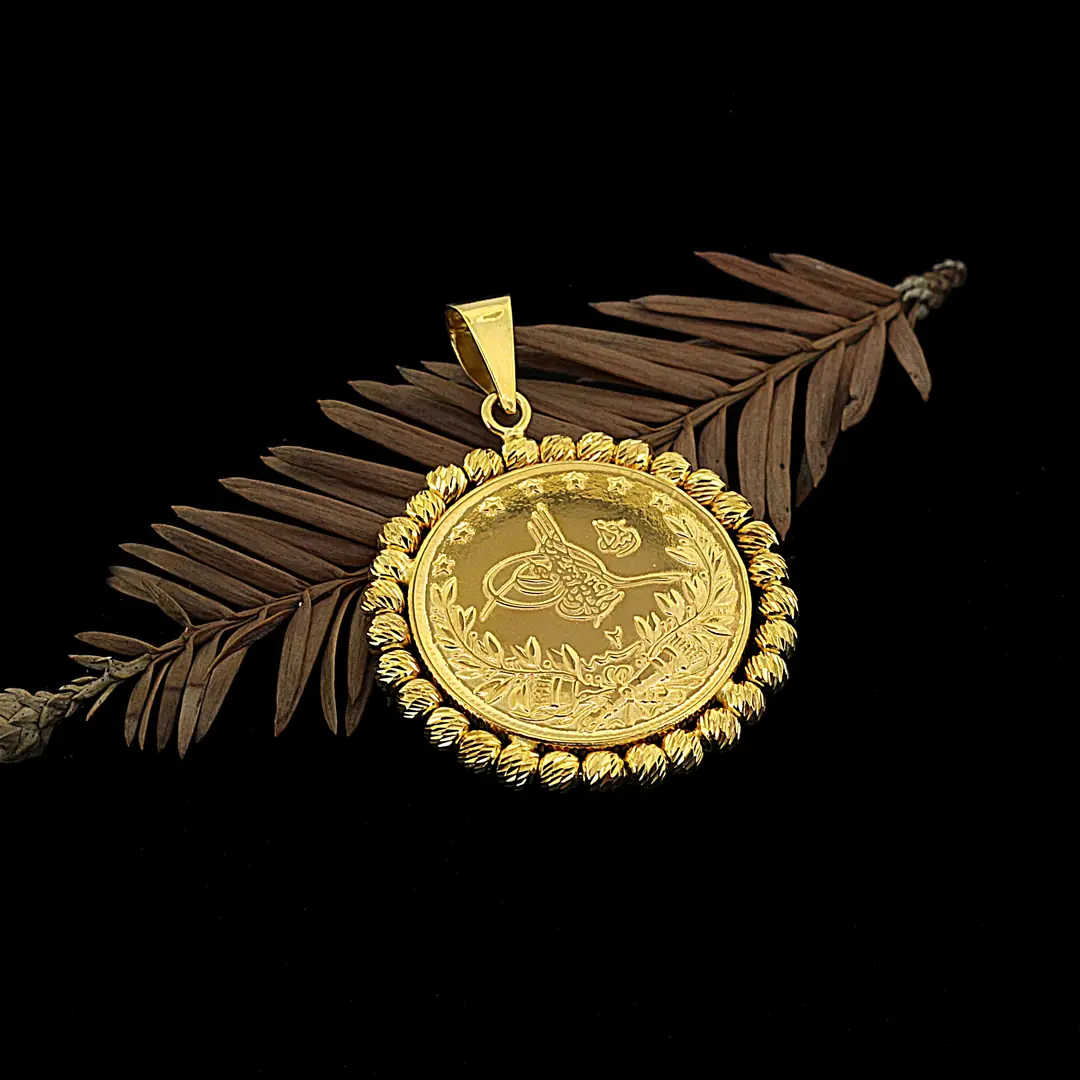 Reşat Tam Lira Coin Necklace Pendant