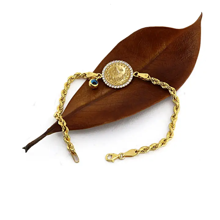 Reşat Çeyrek Liralı Çerçeveli Bileklik