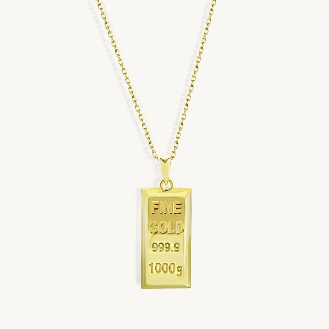 Külçe g Gold Necklace Large