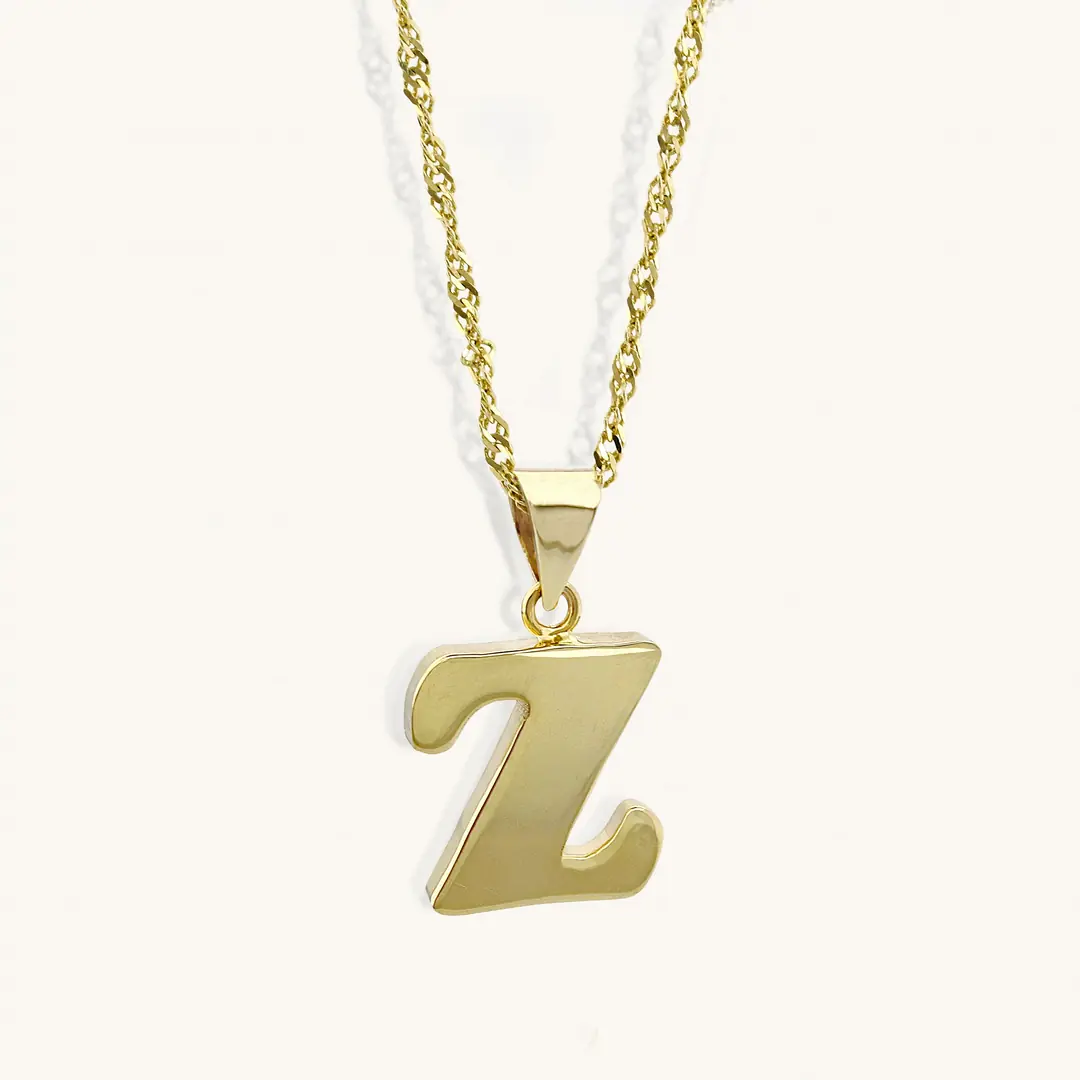 Initial Gold Necklace