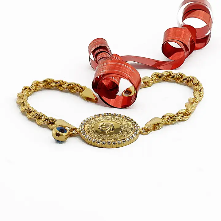 Ziynet Çeyrek Liralı Çerçeveli Bileklik