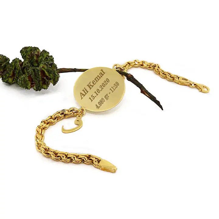 Kişiye Özel İsimli Plaka Bileklik