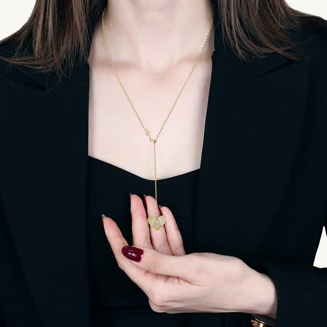 Initial Gold Necklace