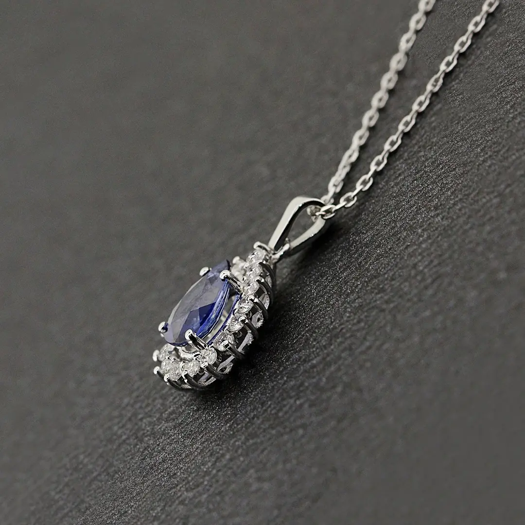 Diamond Sapphire Necklace