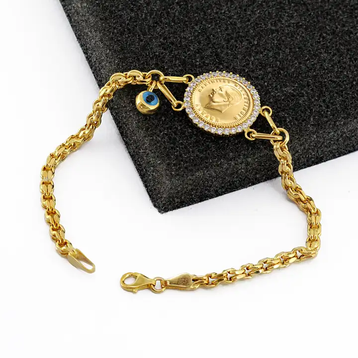 Ata Çeyrek Liralı Çerçeveli Bileklik