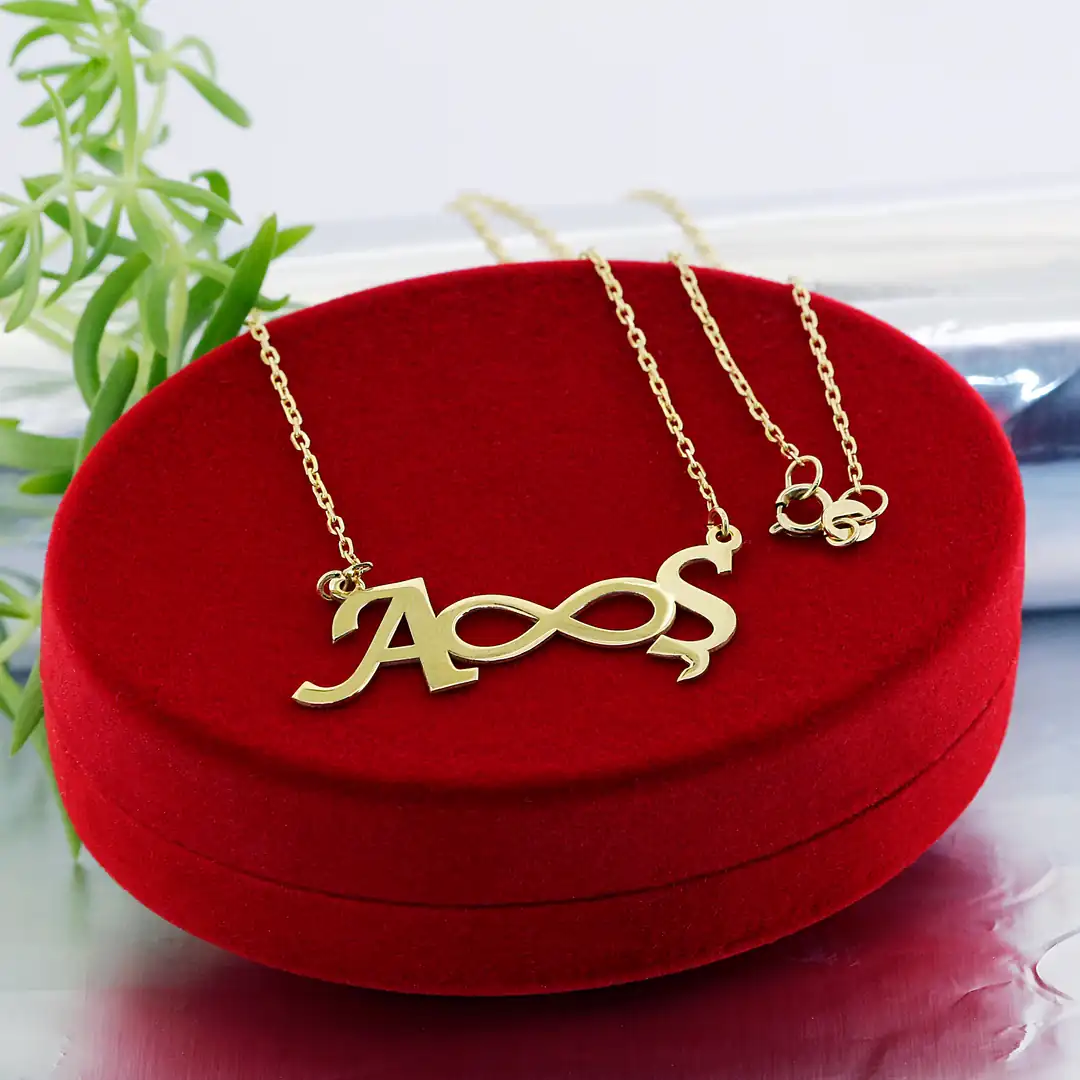 Initial Infinity Special Design Necklace