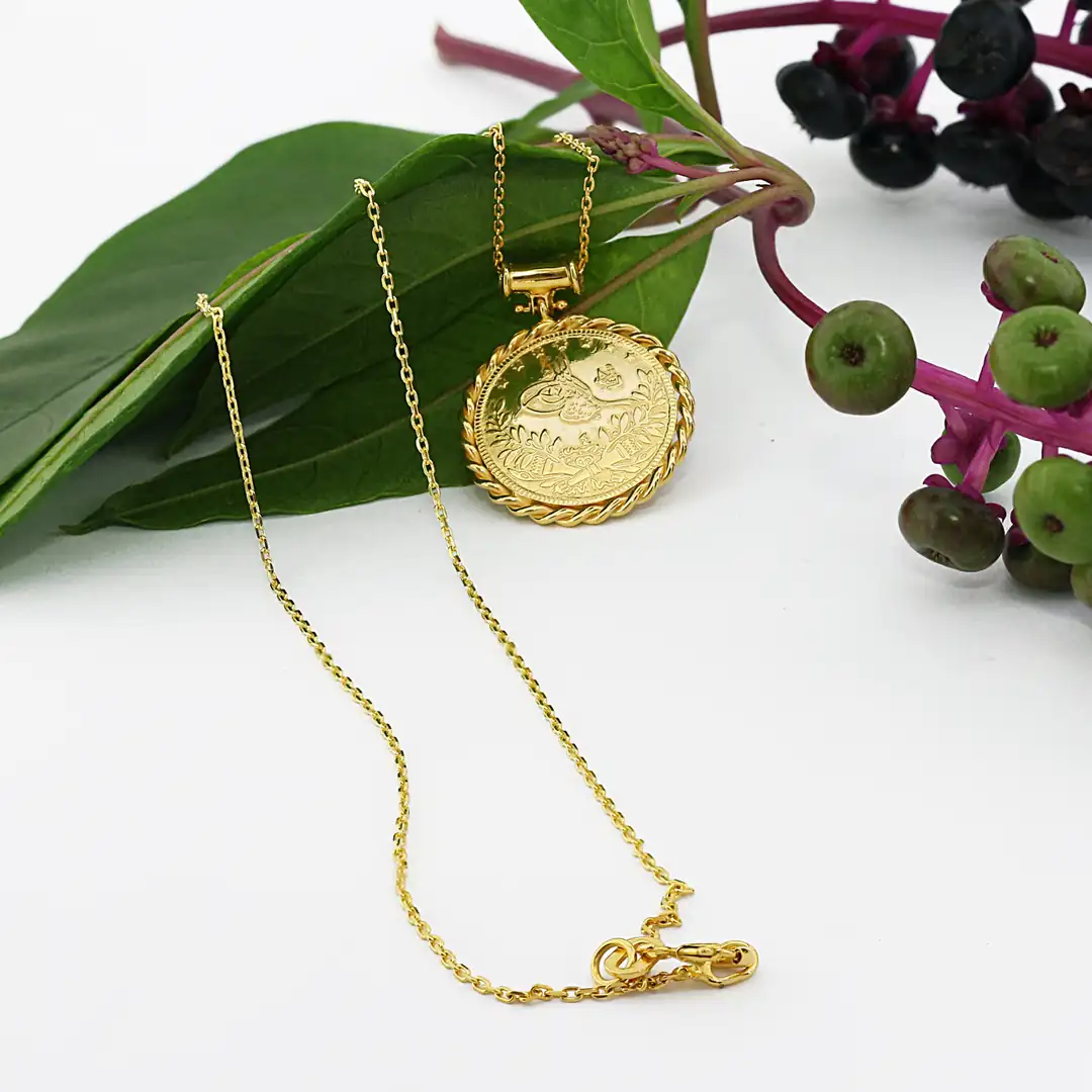 Reşat Half Lira Coin Necklace