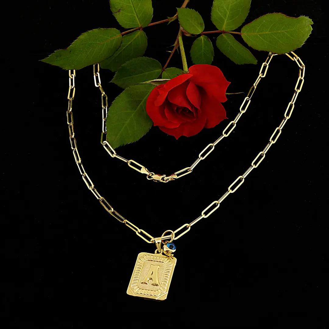 Initial Gold Necklace