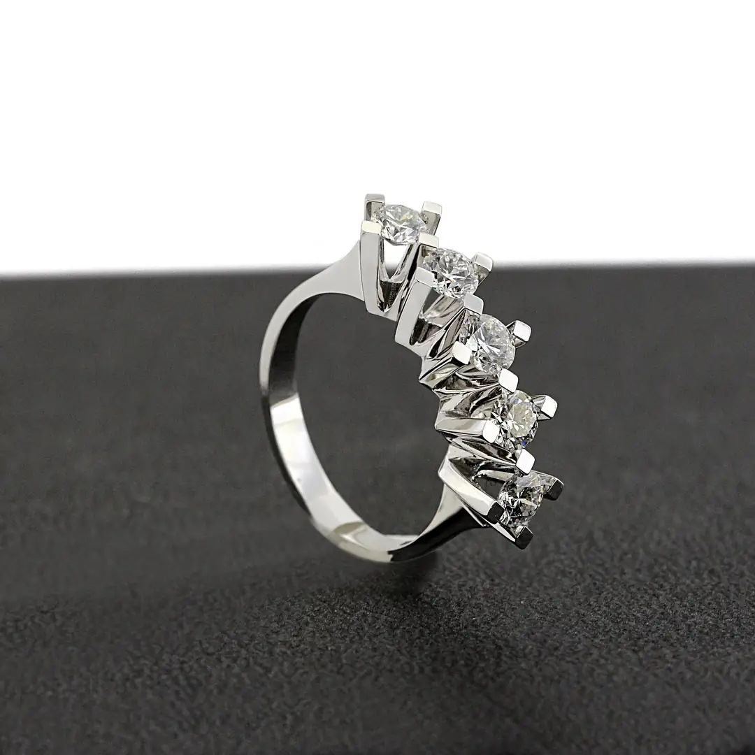 Diamond Five Stone Ring