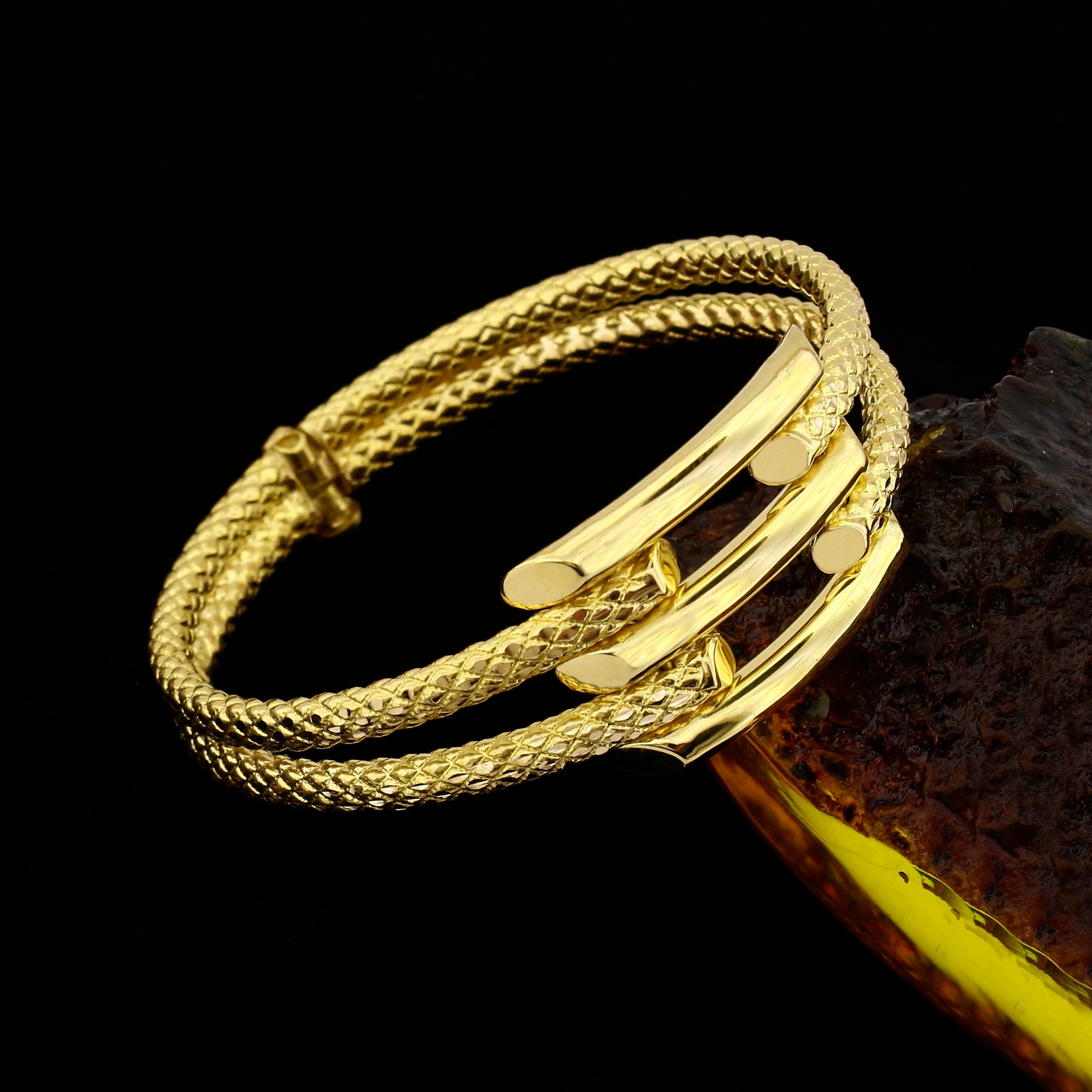 22K Cuff Bracelet