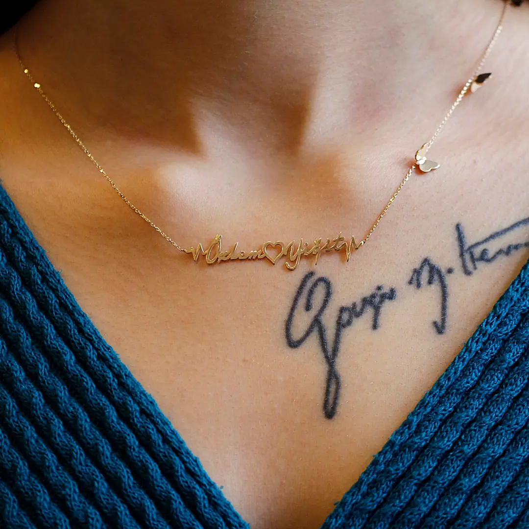 Heart Personalized Chain Necklace